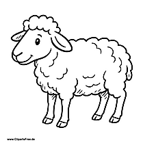 Schaf Clipart kostenlos