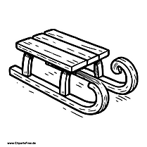 Schlitten Clipart im SVG-Format