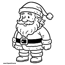 Weihnachtsmann Clipart im SVG-Format
