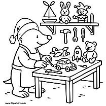 Weihnachtswerkstatt Clipart im SVG-Format