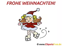 Bild für Weihnachten Schlittschuhe laufen
