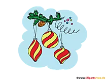 Christbaumschmuck, Weihnachtsbaumschmuck Illustration, Bild, PNG Clipart