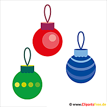 Clipart Weihnachten - Schmuck zu Weihnachten