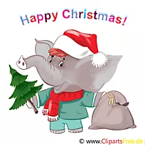 Grusskarte Frohe Weihnachten und Guten Rutsch
