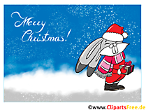 Merry Christmas Card, Glueckwunschkarte, E Karte