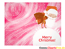 Santa Claus, Merry Christmas e Card