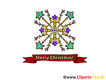 Weihnachtsstern Clipart eCard Bild per E Mail verschicken