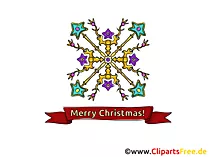 Weihnachtsstern Clipart eCard Bild per E Mail verschicken