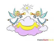 Engel im Himmel Clipart-Bilder