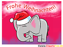 Frohe Weihnachten digitale Weihnachtskarte