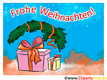Glueckwunschkarte Frohe Weihnachten