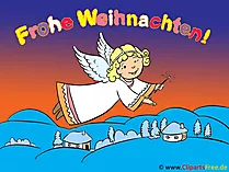 Glückwunschkarte zu Weihnachten