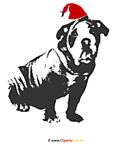 Hund Neujahr Bild-Clipart