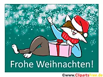 Kostenlose Weihnachtskarte Frohe Weihnachten