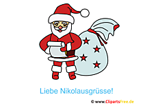 Nikolaus Cliparts, Bilder, Pics, Illustrationen