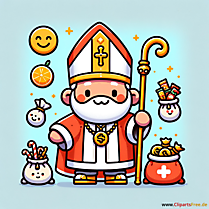 Clipart zum Nikolaustag