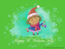 Lustige Nikolaus Glückwunschkarte