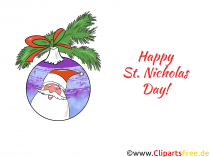 Lustiger Nikolaus Bild, Clip Art, Illustration