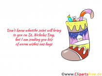 Nikolausstiefel, Nikolaus Stiefel, Socke Clipart gratis