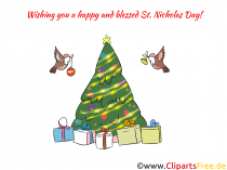 Nikolaustag Clipart zu Weihnachten