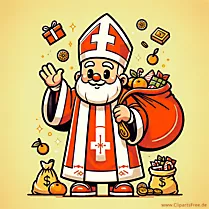St. Nicholas Day clipart afbeelding