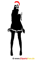 Santa Girl Clipart