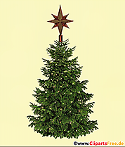 Vintage Illustration Weihnachtsbaum