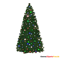 Weihnachtsbaum Bild, Illustration, Clipart