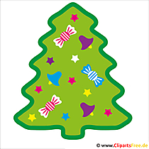 Weihnachtsbaum Bild - Silvester Cliparts gratis