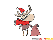 Weihnachtselch Bild, Clip Art Weihnachtselch Bild, Clip Art