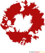 Weihnachtskranz Clipart PNG