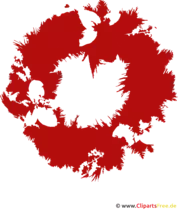 Weihnachtskranz Clipart PNG