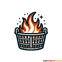 Ildkurv clipart