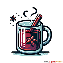 Gløgg clipart til jul