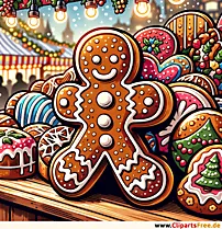 Imágenes Prediseñadas de pan de jengibre
