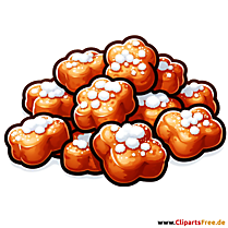 Spækkagebillede, clipart