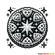 Julekager clipart, billede, illustration