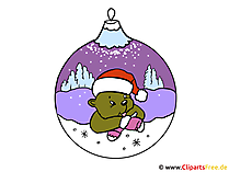 Weihnachtsmotive Clipart-Bilder-Illustrationen