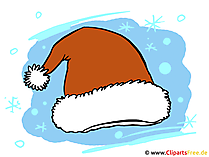 Weihnachtsmütze Nikolausmütze Bild-Illustration