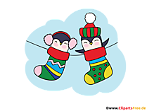 Weihnachtssocken, Socken mit Geschnken zu Weihnachten PNG Clipart transparent