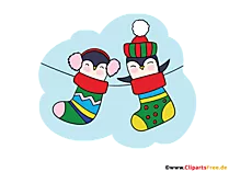 Weihnachtssocken, Socken mit Geschnken zu Weihnachten PNG Clipart transparent