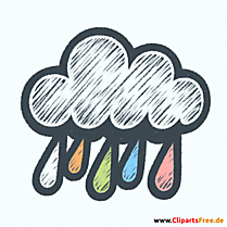 Clipart Regenwolke