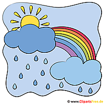 Frühling Wetter Bild, Clipart