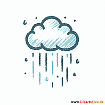 Regenwolke Clipart