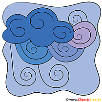 Schwarze Wolken Bild-Clipart