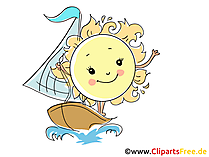 Segeln Bild, Illustration, Cartoon, Clipart, Pic gratis