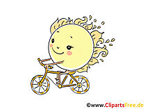 Sonne Bild, Illustration, Cartoon, Clipart, Pic gratis