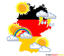 Wetter in Deutschland im Sommer - PNG Bild