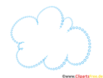 Cartoon Wolke Zeichnung, Bild, Illustration