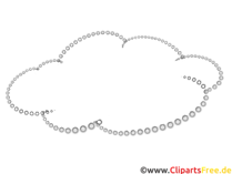 Graue Wolke Clip Art